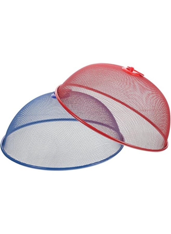 غطائين للطعام، غطاء قابل للطي للحماية من الحشرات، غطاء شبكي للمطبخ والحديقة، حماية الطعام لحفلات الشواء والبوفيهات - Image 1